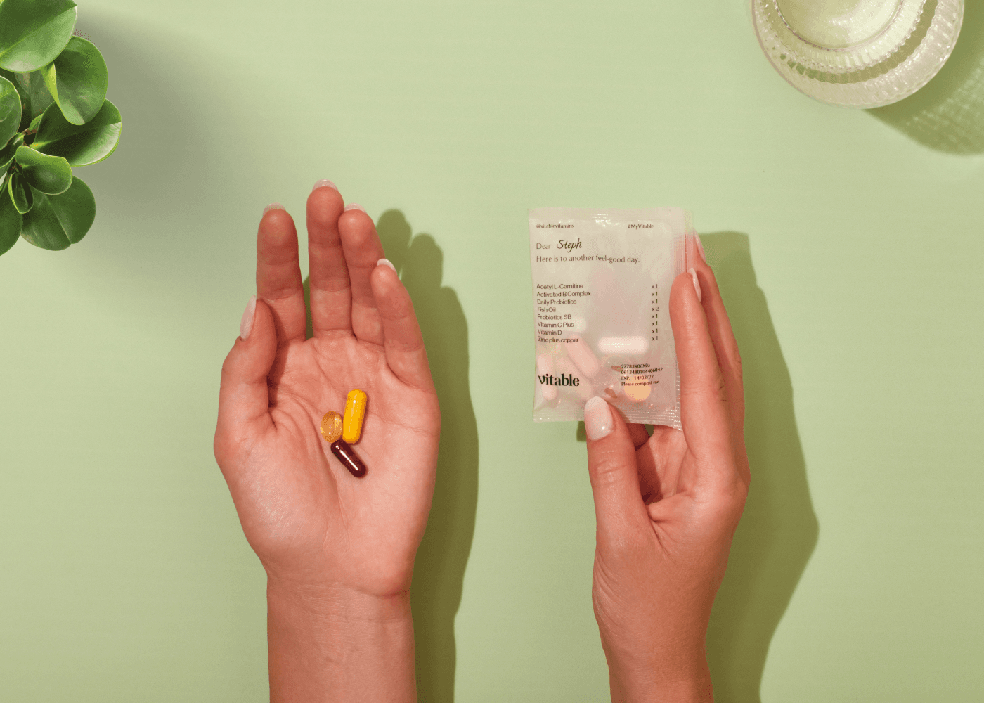 Natural ingredients selection